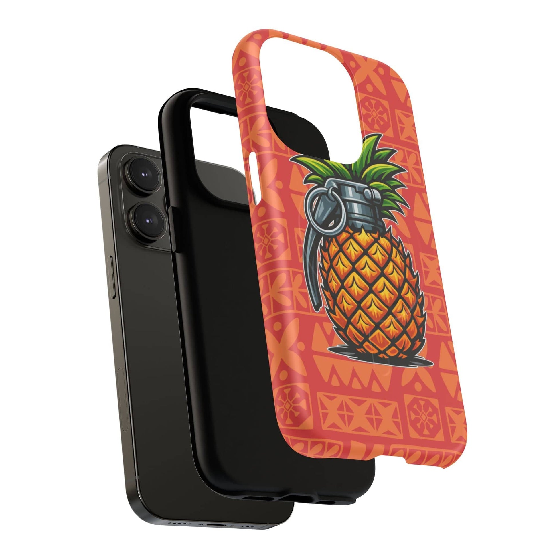 K-Factor Supply Co Pineapple Grenade Mk 1 Mod 0 Tough Magnetic iPhone Case