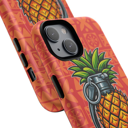 K-Factor Supply Co Pineapple Grenade Mk 1 Mod 0 Tough Magnetic iPhone Case