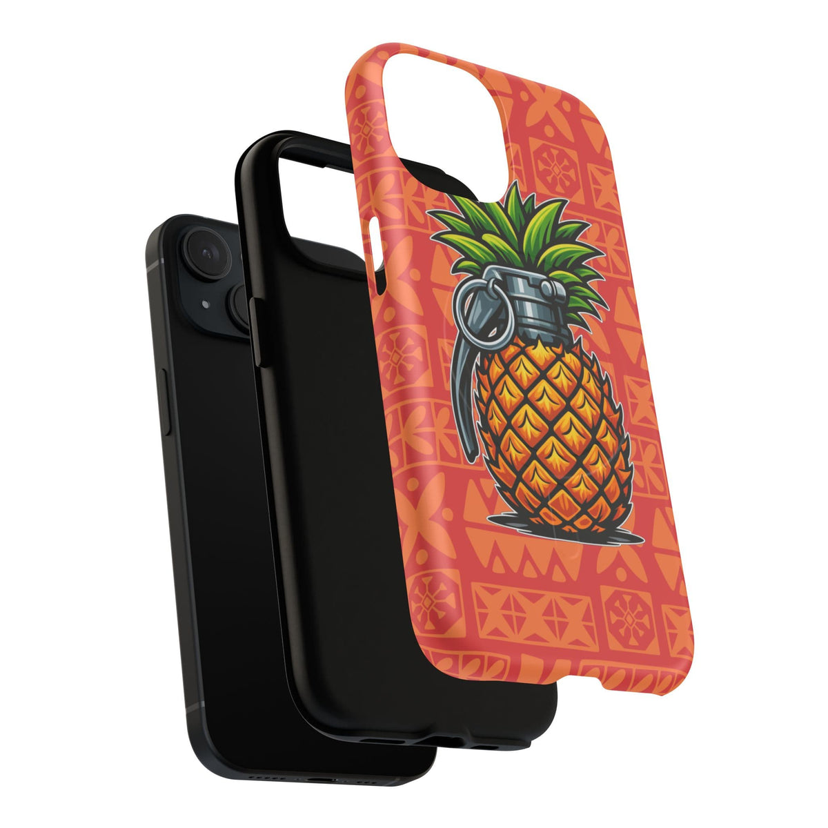 K-Factor Supply Co Pineapple Grenade Mk 1 Mod 0 Tough Magnetic iPhone Case