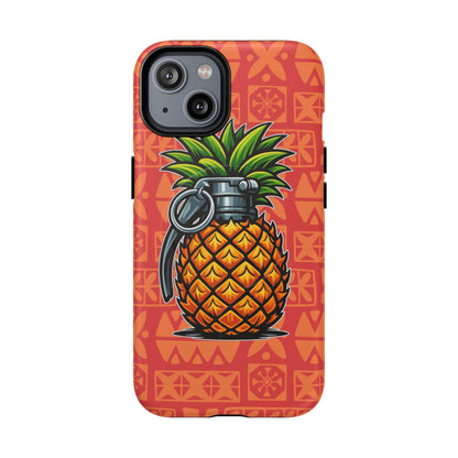 K-Factor Supply Co Pineapple Grenade Mk 1 Mod 0 Tough Magnetic iPhone Case iPhone 14 / Matte