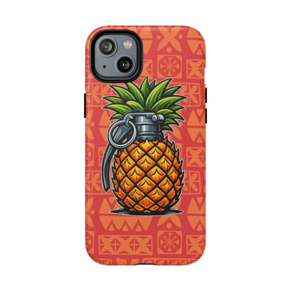 K-Factor Supply Co Pineapple Grenade Mk 1 Mod 0 Tough Magnetic iPhone Case iPhone 14 Plus / Matte