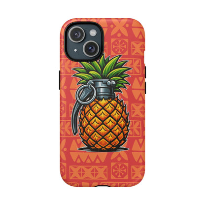 K-Factor Supply Co Pineapple Grenade Mk 1 Mod 0 Tough Magnetic iPhone Case iPhone 15 / Matte