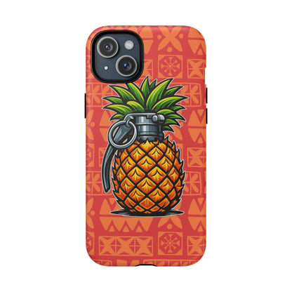 K-Factor Supply Co Pineapple Grenade Mk 1 Mod 0 Tough Magnetic iPhone Case iPhone 15 Plus / Matte