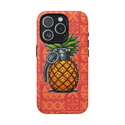 K-Factor Supply Co Pineapple Grenade Mk 1 Mod 0 Tough Magnetic iPhone Case iPhone 15 Pro / Matte