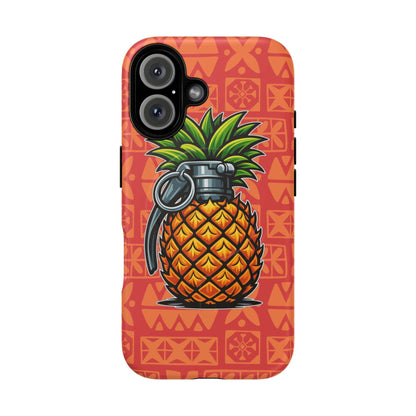 K-Factor Supply Co Pineapple Grenade Mk 1 Mod 0 Tough Magnetic iPhone Case iPhone 16 / Matte
