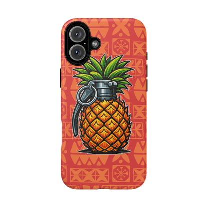 K-Factor Supply Co Pineapple Grenade Mk 1 Mod 0 Tough Magnetic iPhone Case iPhone 16 Plus / Matte