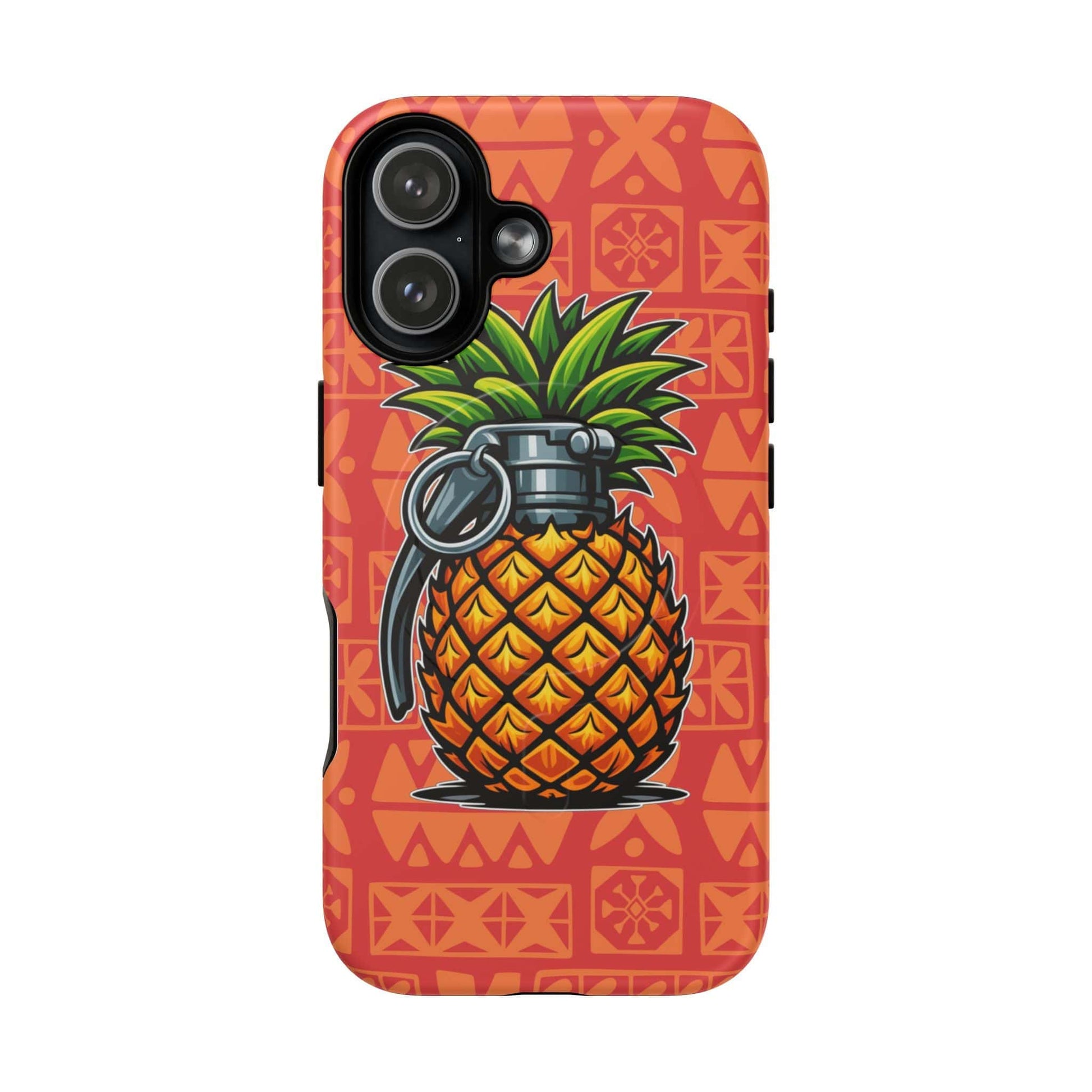 K-Factor Supply Co Pineapple Grenade Mk 1 Mod 0 Tough Magnetic iPhone Case iPhone 17 / Matte
