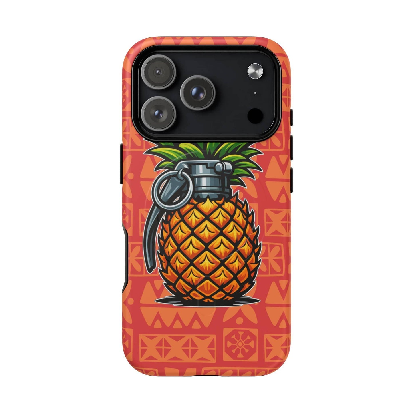 K-Factor Supply Co Pineapple Grenade Mk 1 Mod 0 Tough Magnetic iPhone Case iPhone 17 Pro / Matte