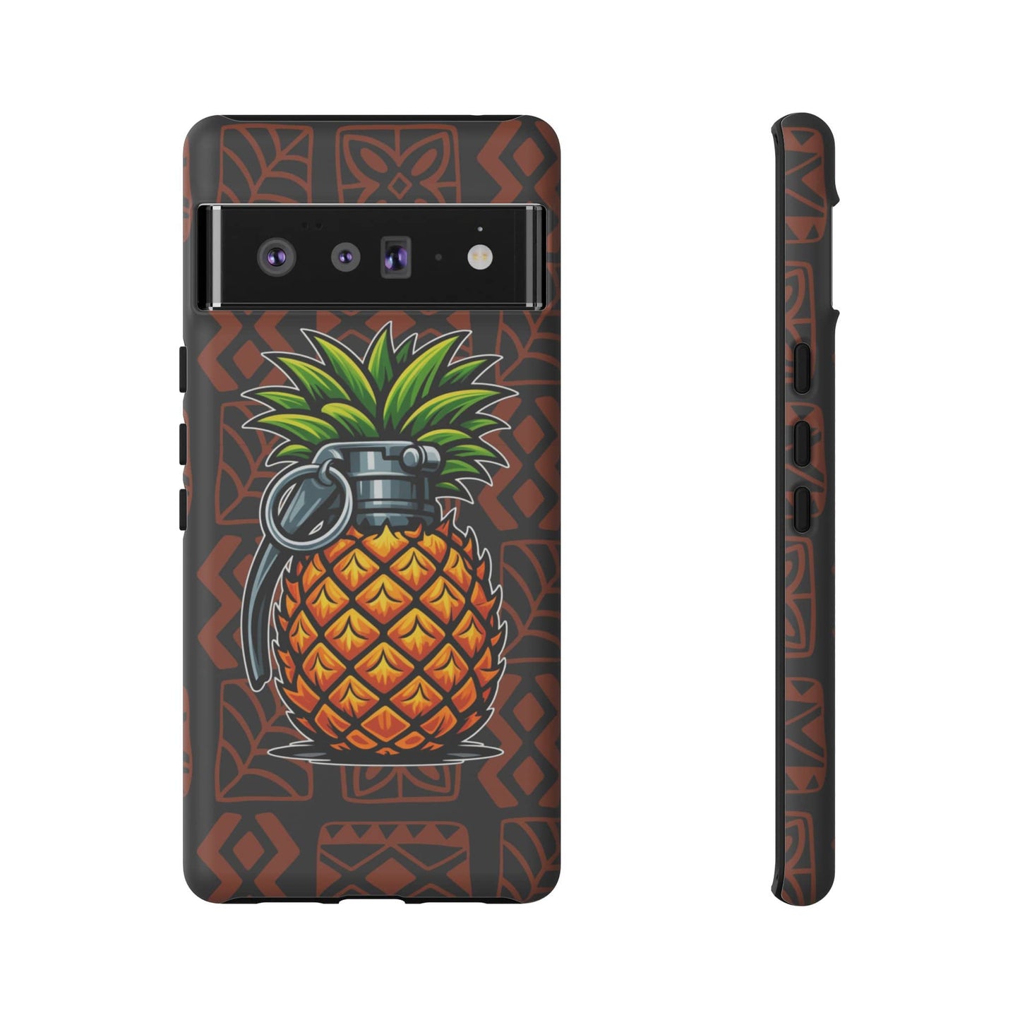 K-Factor Supply Co Pineapple Grenade Mk 1 Mod 1 Tough Android Case Google Pixel 6 Pro / Matte