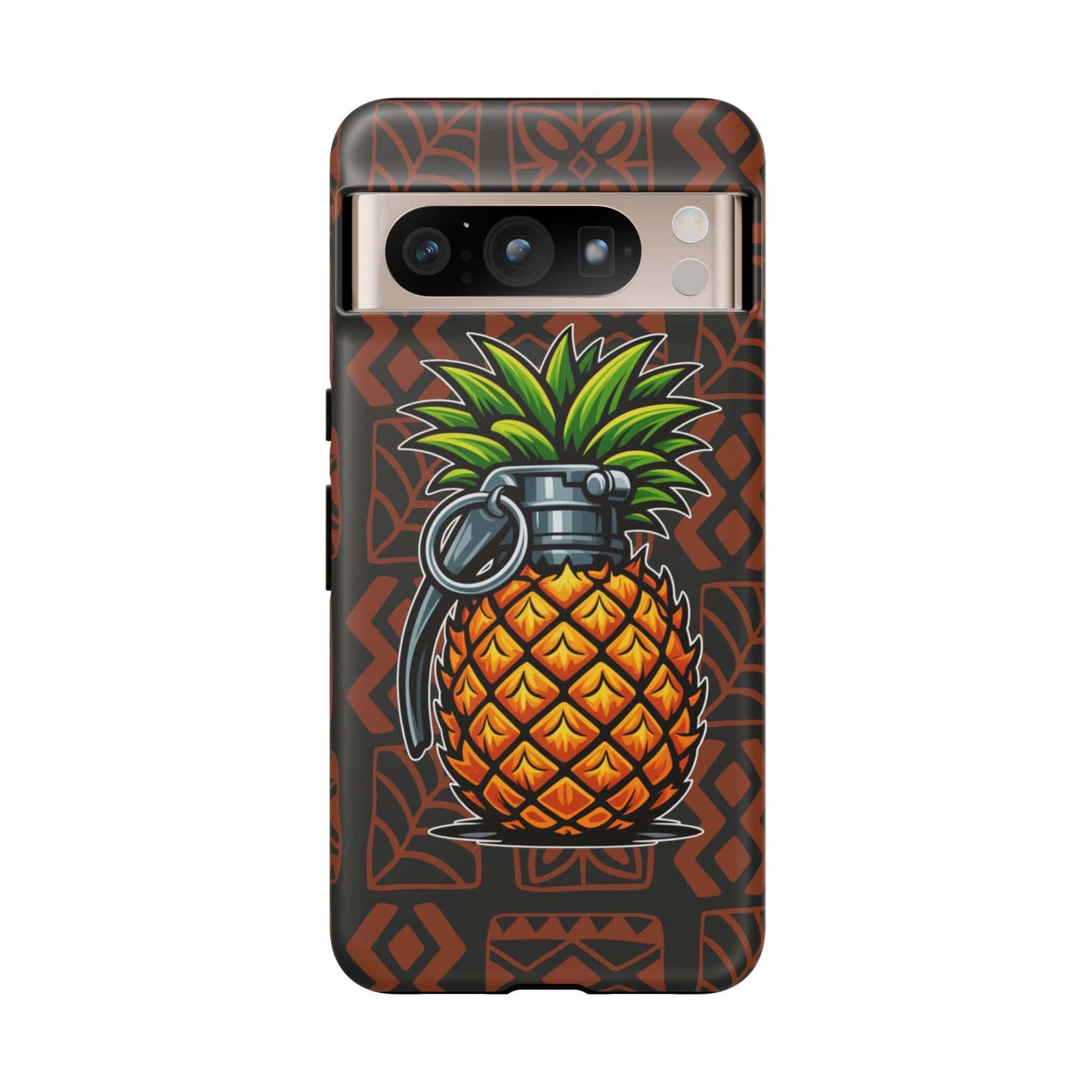 K-Factor Supply Co Pineapple Grenade Mk 1 Mod 1 Tough Android Case Google Pixel 8 Pro / Matte