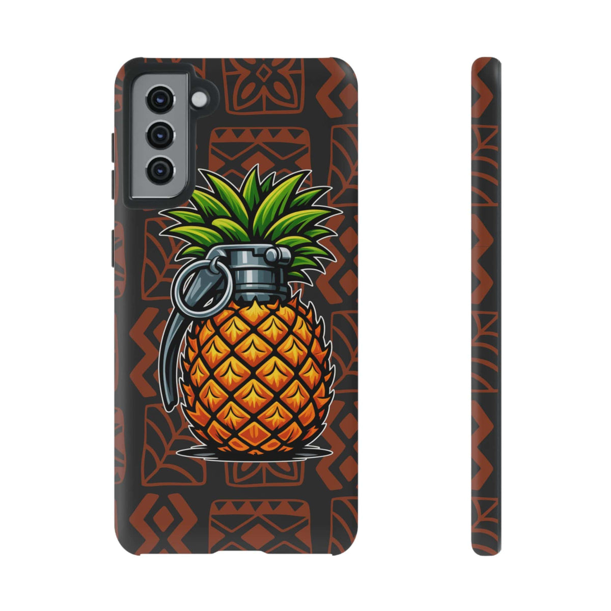K-Factor Supply Co Pineapple Grenade Mk 1 Mod 1 Tough Android Case Samsung Galaxy S21 Plus / Matte