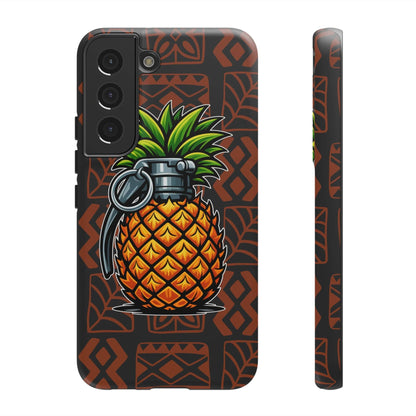 K-Factor Supply Co Pineapple Grenade Mk 1 Mod 1 Tough Android Case Samsung Galaxy S22 / Matte