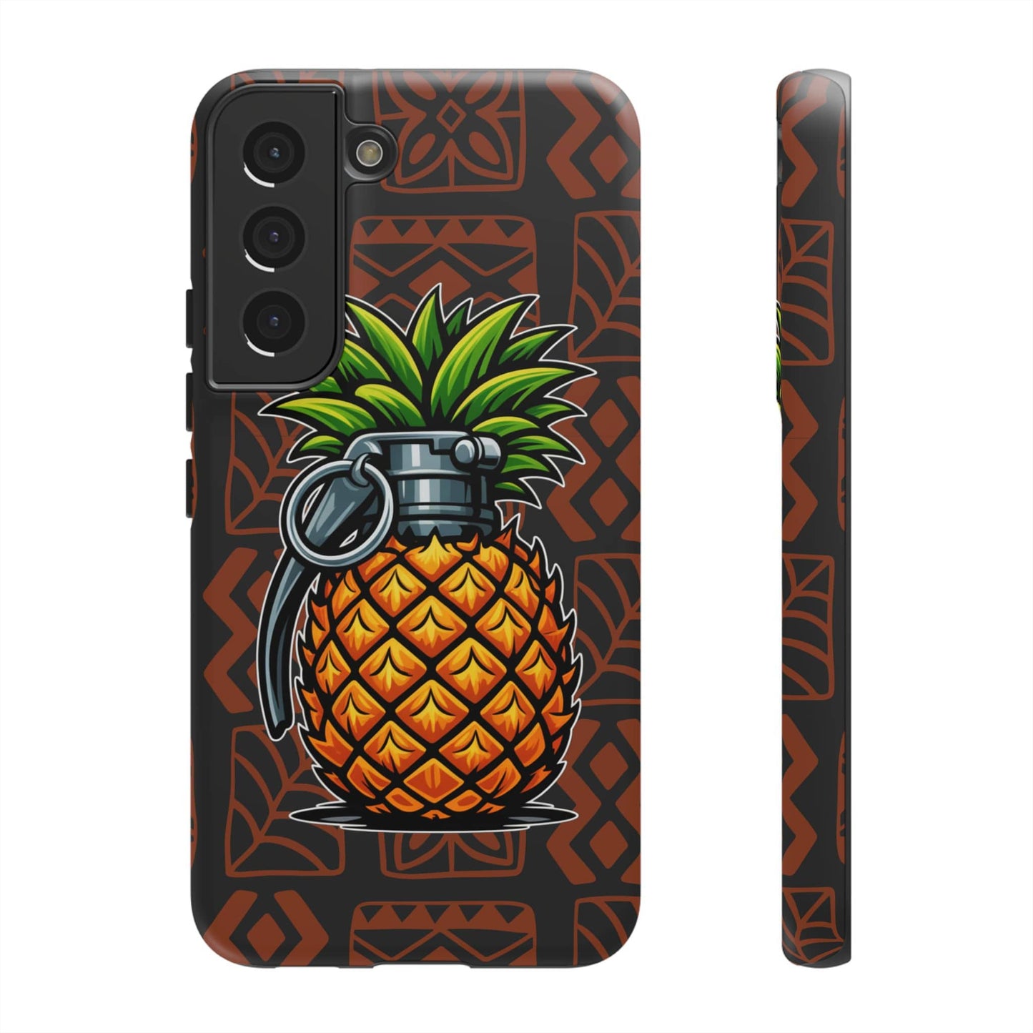 K-Factor Supply Co Pineapple Grenade Mk 1 Mod 1 Tough Android Case Samsung Galaxy S22 / Matte