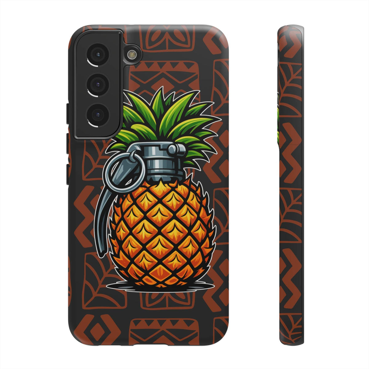 K-Factor Supply Co Pineapple Grenade Mk 1 Mod 1 Tough Android Case Samsung Galaxy S22 / Matte