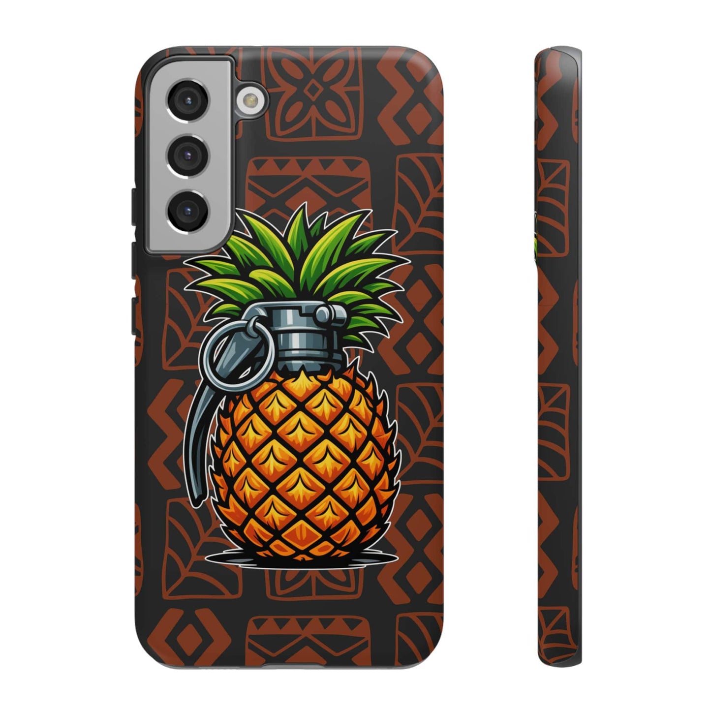 K-Factor Supply Co Pineapple Grenade Mk 1 Mod 1 Tough Android Case Samsung Galaxy S22 Plus / Matte