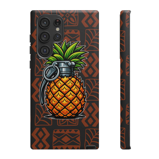 K-Factor Supply Co Pineapple Grenade Mk 1 Mod 1 Tough Android Case Samsung Galaxy S22 Ultra / Matte