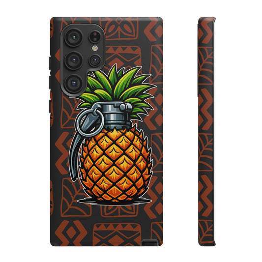 K-Factor Supply Co Pineapple Grenade Mk 1 Mod 1 Tough Android Case Samsung Galaxy S22 Ultra / Matte