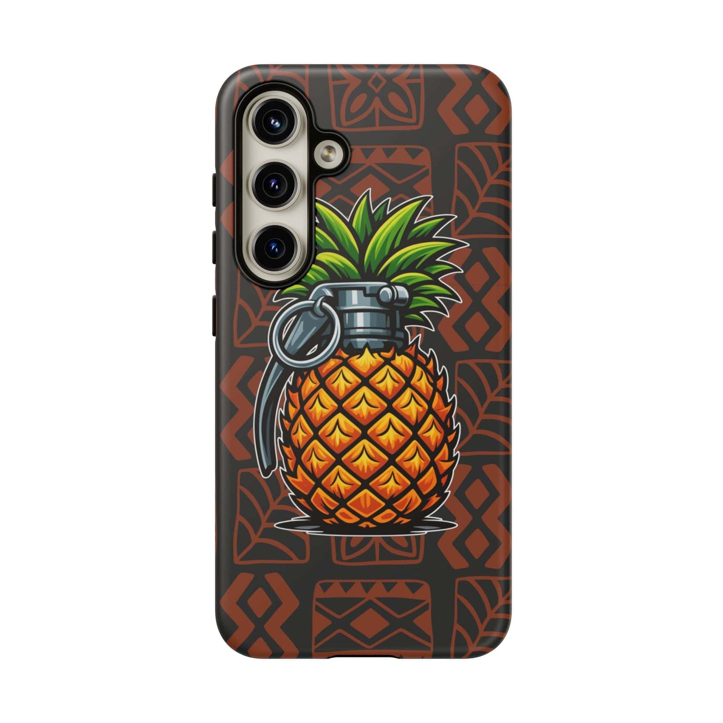 K-Factor Supply Co Pineapple Grenade Mk 1 Mod 1 Tough Android Case Samsung Galaxy S24 / Matte