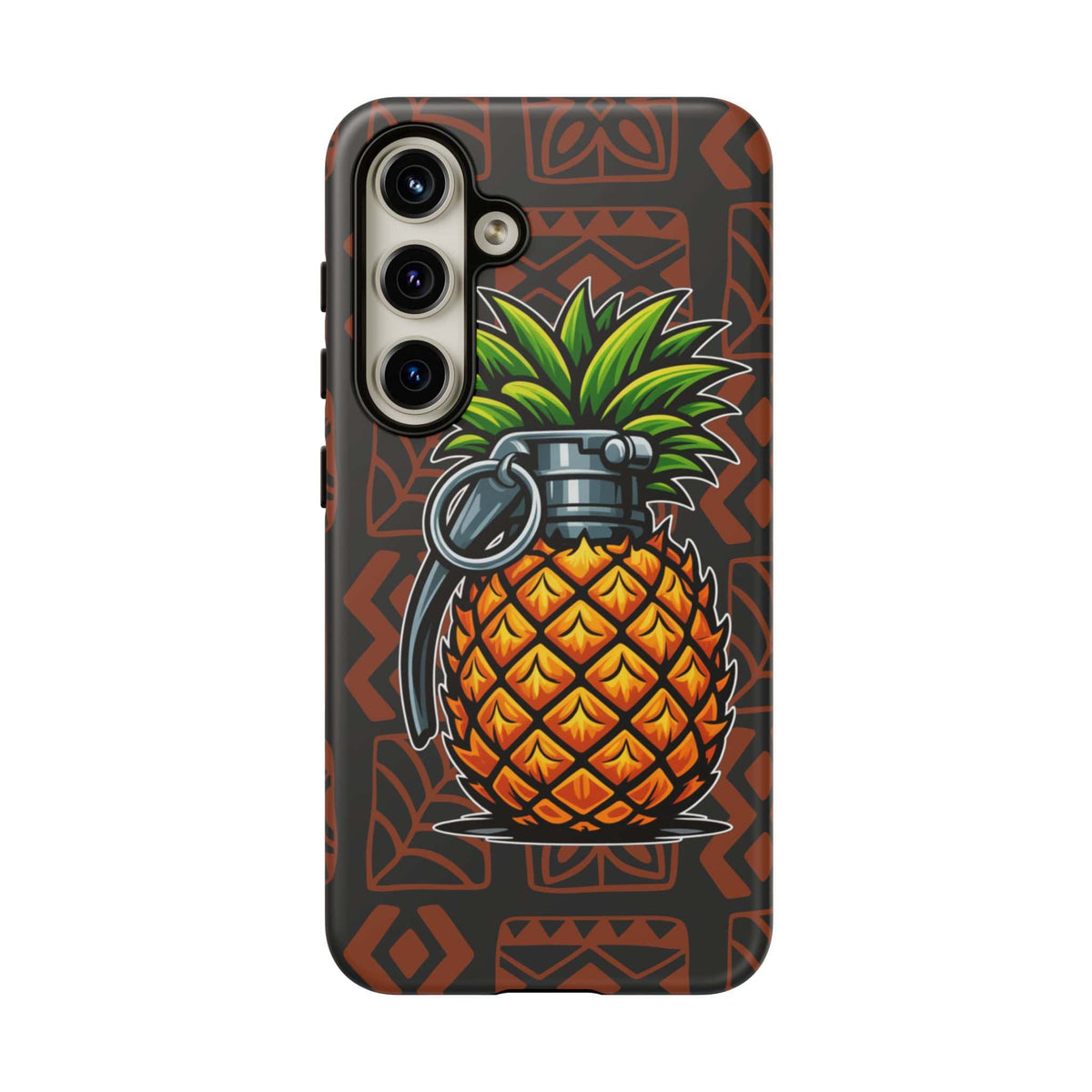 K-Factor Supply Co Pineapple Grenade Mk 1 Mod 1 Tough Android Case Samsung Galaxy S24 / Matte