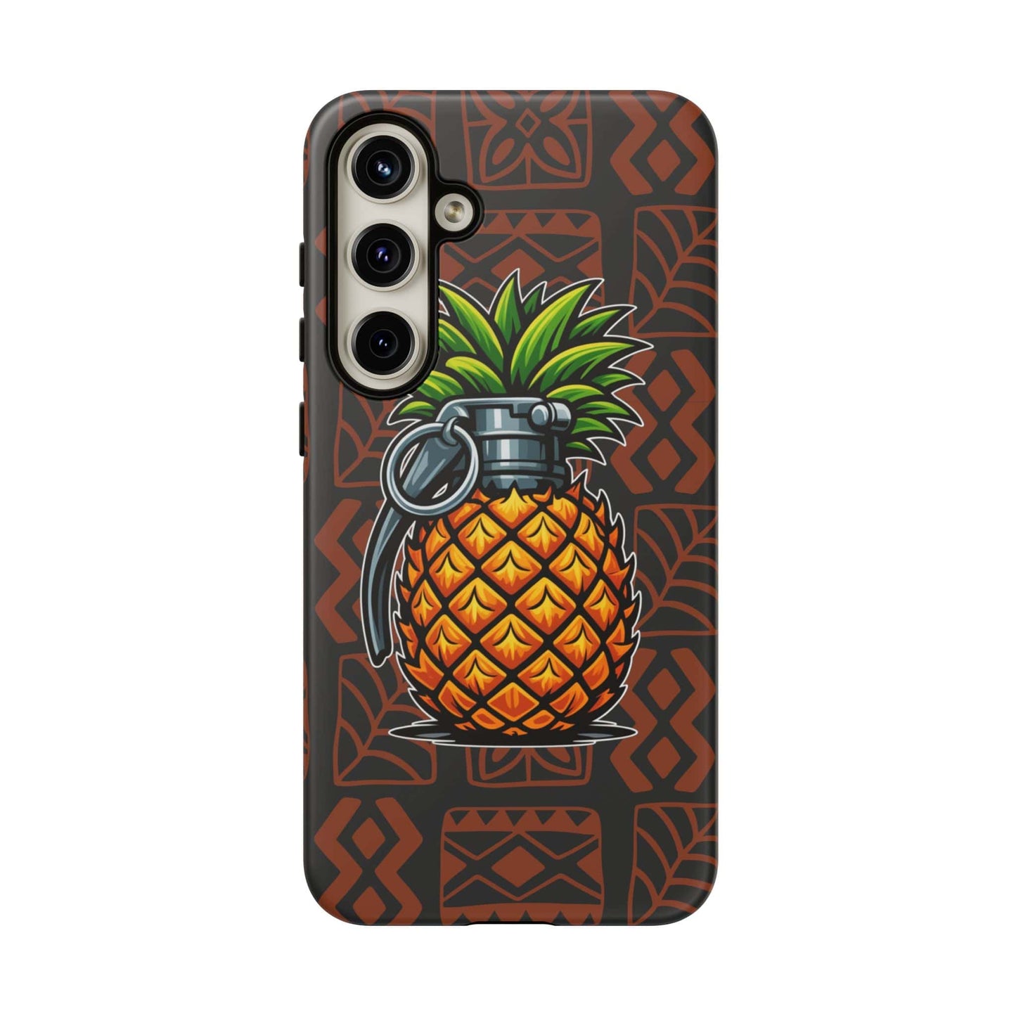 K-Factor Supply Co Pineapple Grenade Mk 1 Mod 1 Tough Android Case Samsung Galaxy S24 Plus / Matte