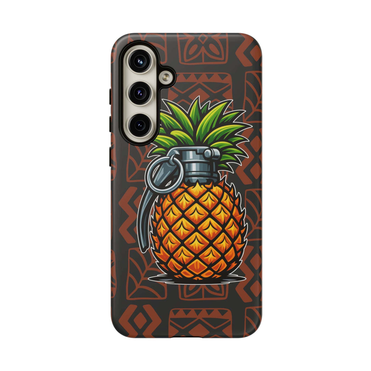 K-Factor Supply Co Pineapple Grenade Mk 1 Mod 1 Tough Android Case Samsung Galaxy S24 Plus / Matte