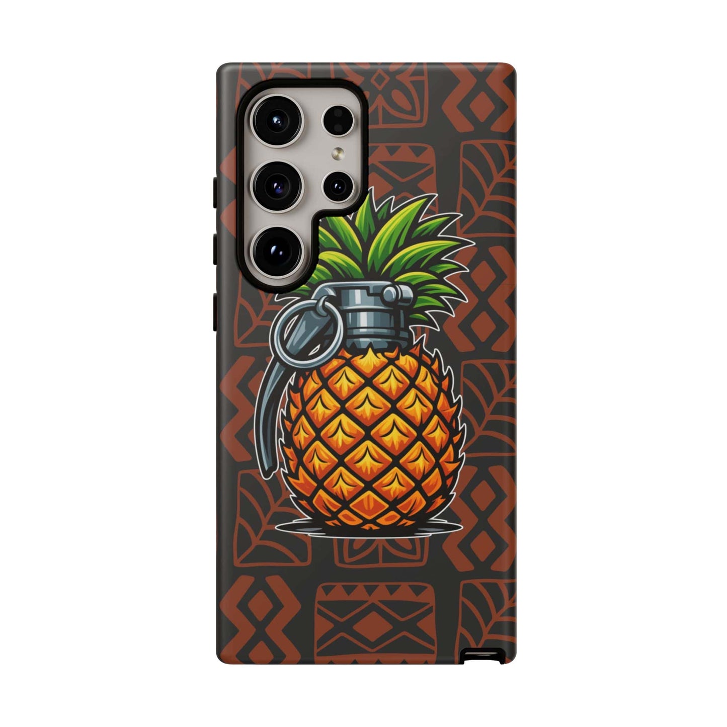 K-Factor Supply Co Pineapple Grenade Mk 1 Mod 1 Tough Android Case Samsung Galaxy S24 Ultra / Matte