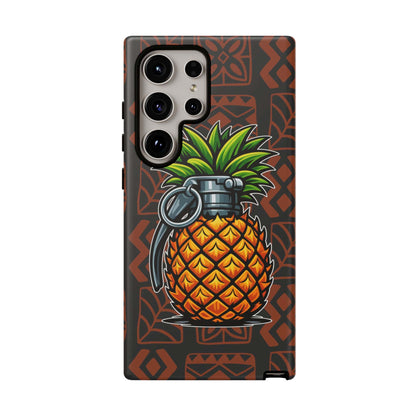 K-Factor Supply Co Pineapple Grenade Mk 1 Mod 1 Tough Android Case Samsung Galaxy S24 Ultra / Matte