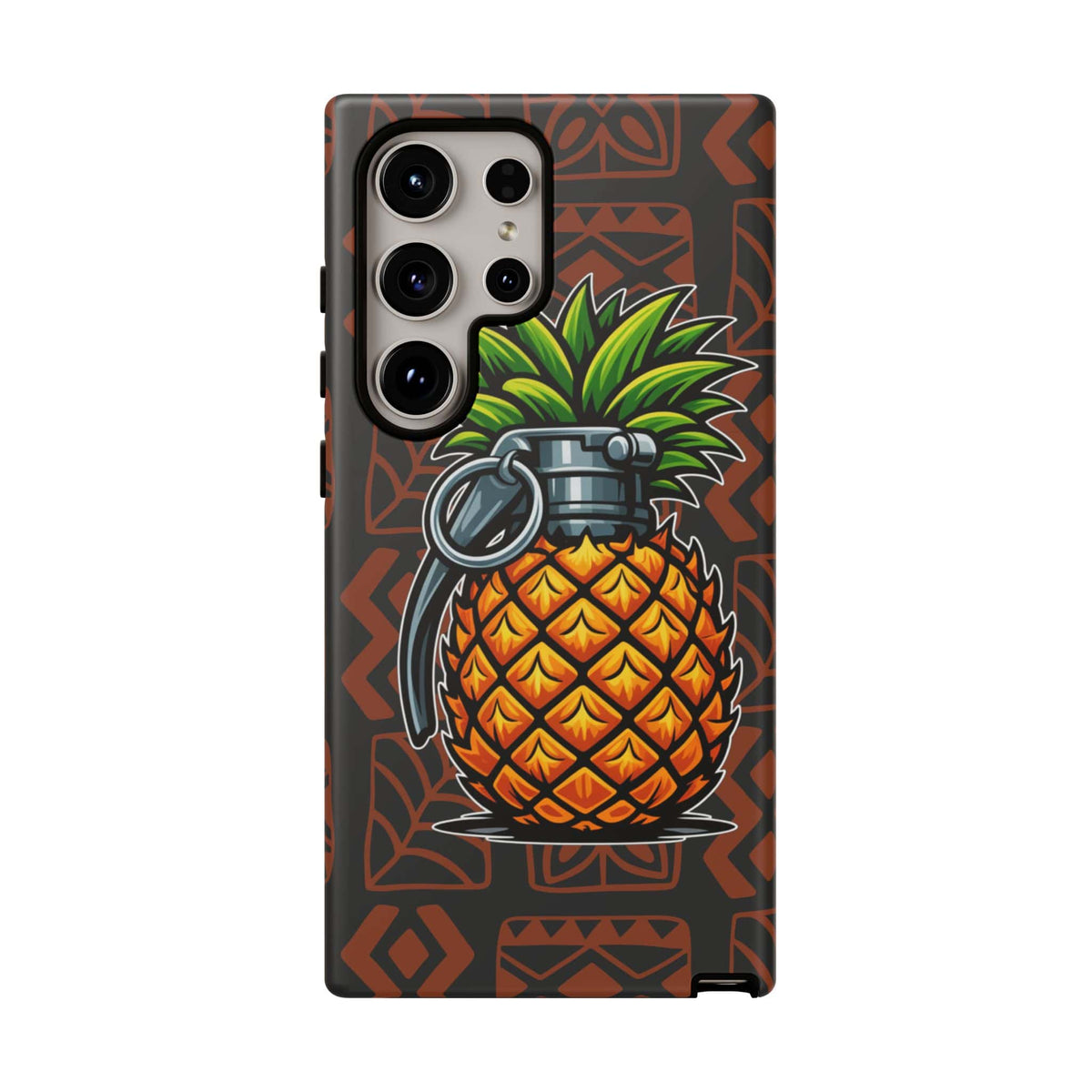 K-Factor Supply Co Pineapple Grenade Mk 1 Mod 1 Tough Android Case Samsung Galaxy S24 Ultra / Matte
