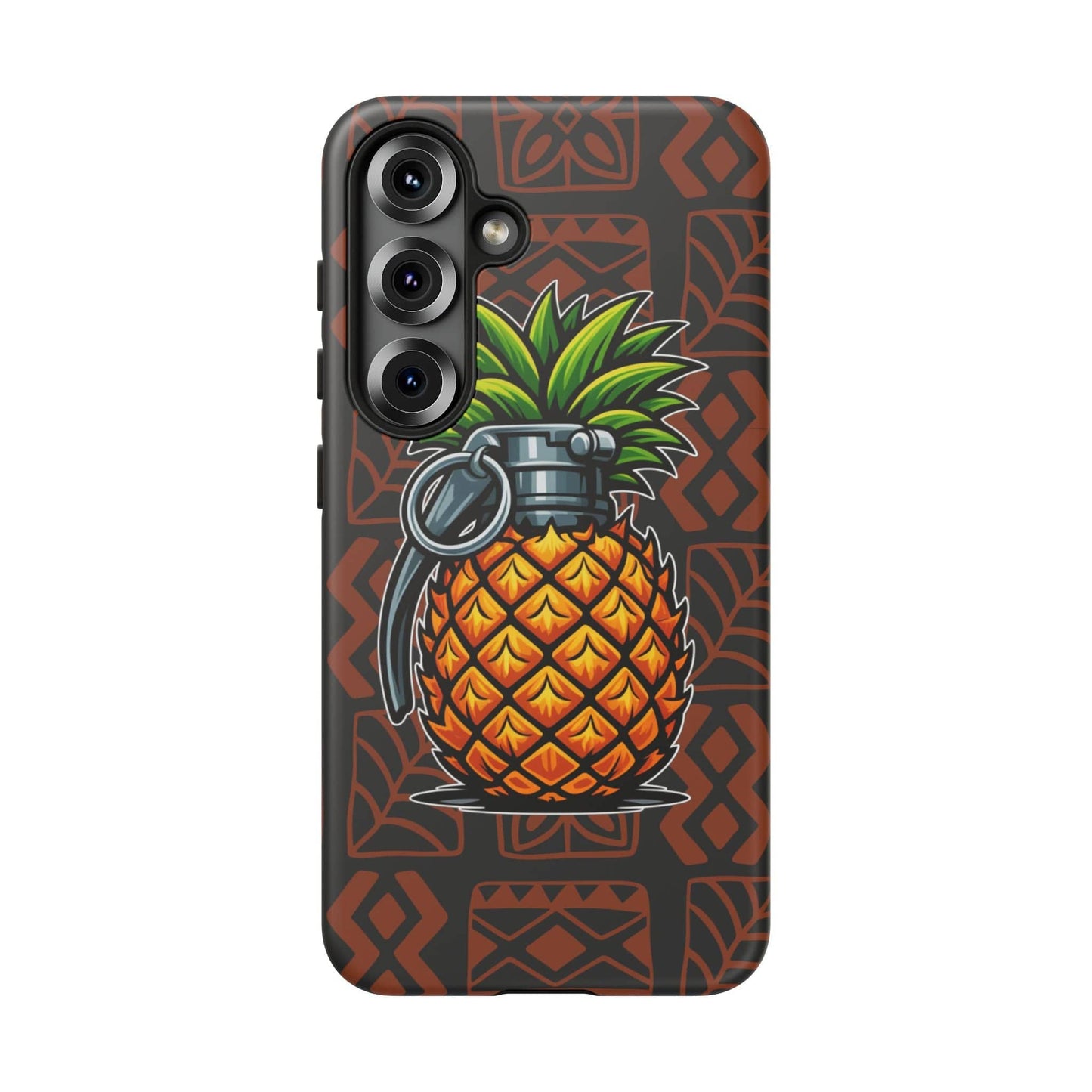 K-Factor Supply Co Pineapple Grenade Mk 1 Mod 1 Tough Android Case Samsung Galaxy S25 / Matte