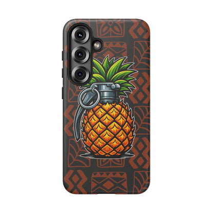 K-Factor Supply Co Pineapple Grenade Mk 1 Mod 1 Tough Android Case Samsung Galaxy S25 / Matte