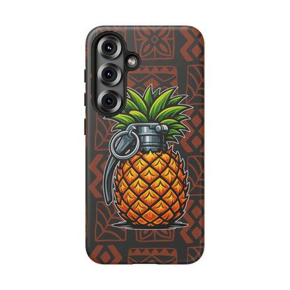 K-Factor Supply Co Pineapple Grenade Mk 1 Mod 1 Tough Android Case Samsung Galaxy S25 / Matte