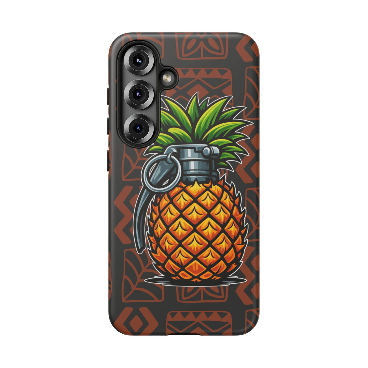 K-Factor Supply Co Pineapple Grenade Mk 1 Mod 1 Tough Android Case Samsung Galaxy S25 / Matte