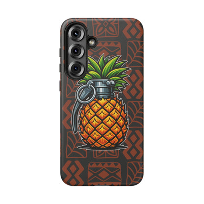 K-Factor Supply Co Pineapple Grenade Mk 1 Mod 1 Tough Android Case Samsung Galaxy S25 Plus / Matte
