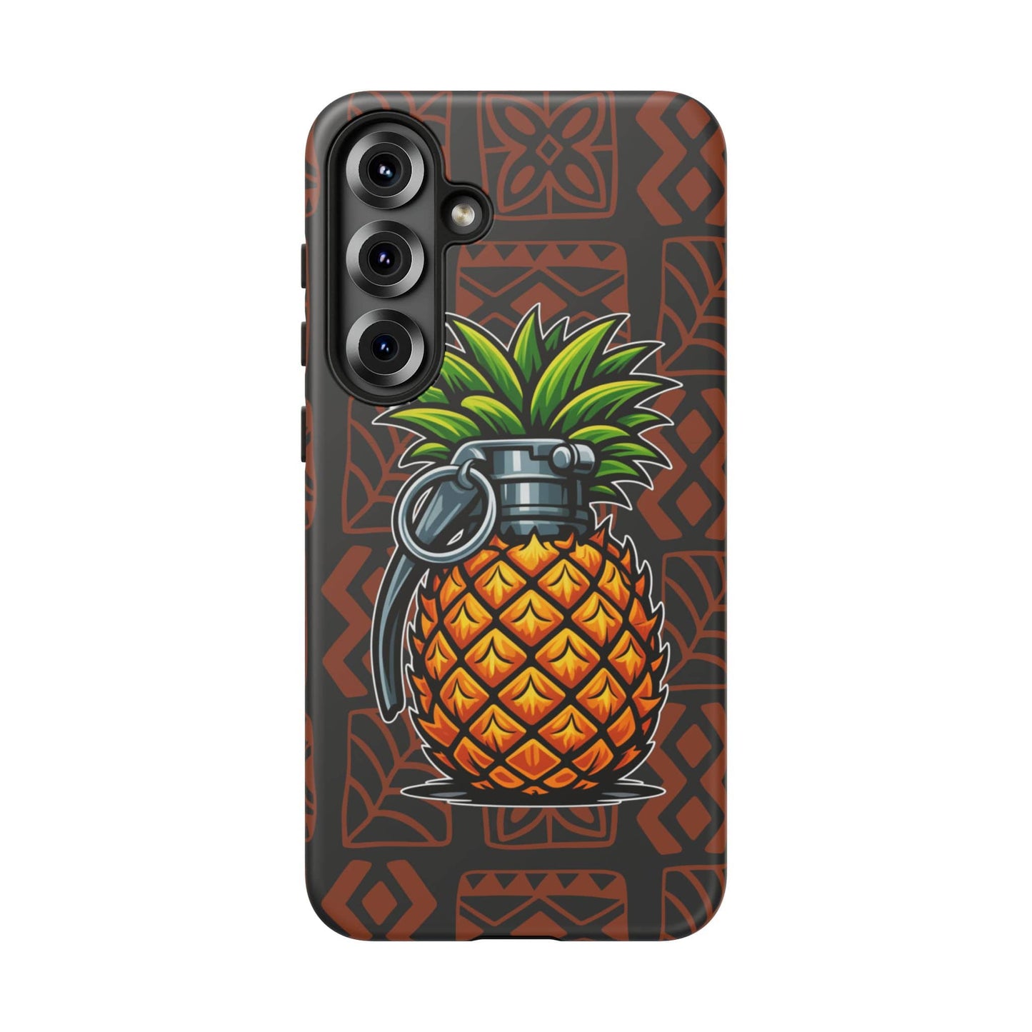 K-Factor Supply Co Pineapple Grenade Mk 1 Mod 1 Tough Android Case Samsung Galaxy S25 Plus / Matte
