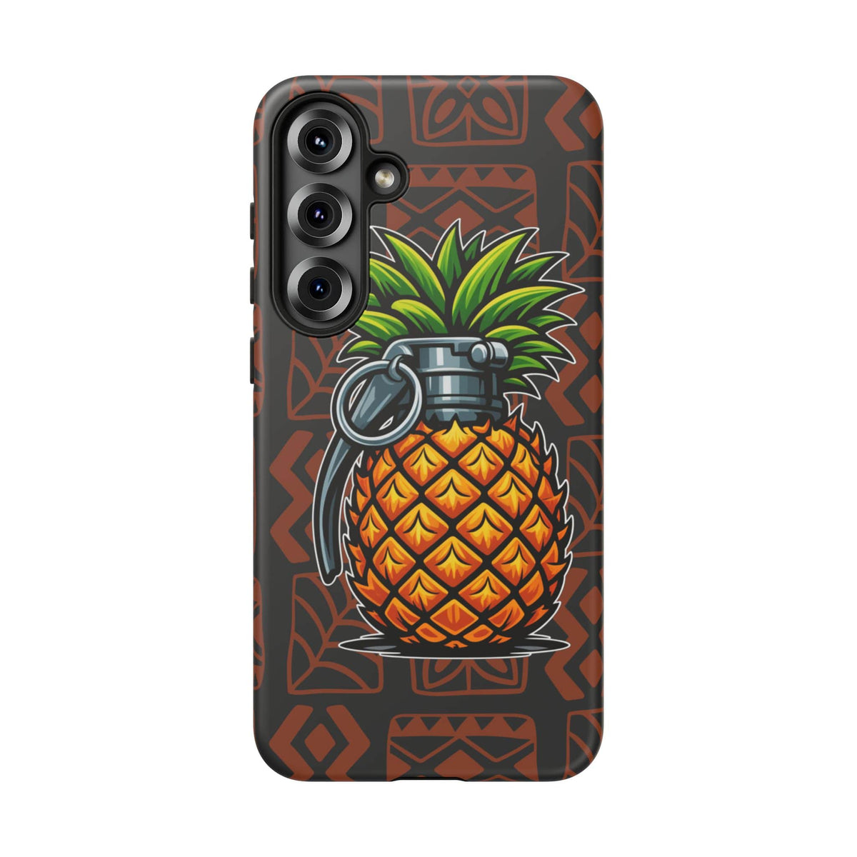 K-Factor Supply Co Pineapple Grenade Mk 1 Mod 1 Tough Android Case Samsung Galaxy S25 Plus / Matte