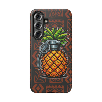 K-Factor Supply Co Pineapple Grenade Mk 1 Mod 1 Tough Android Case Samsung Galaxy S25 Plus / Matte