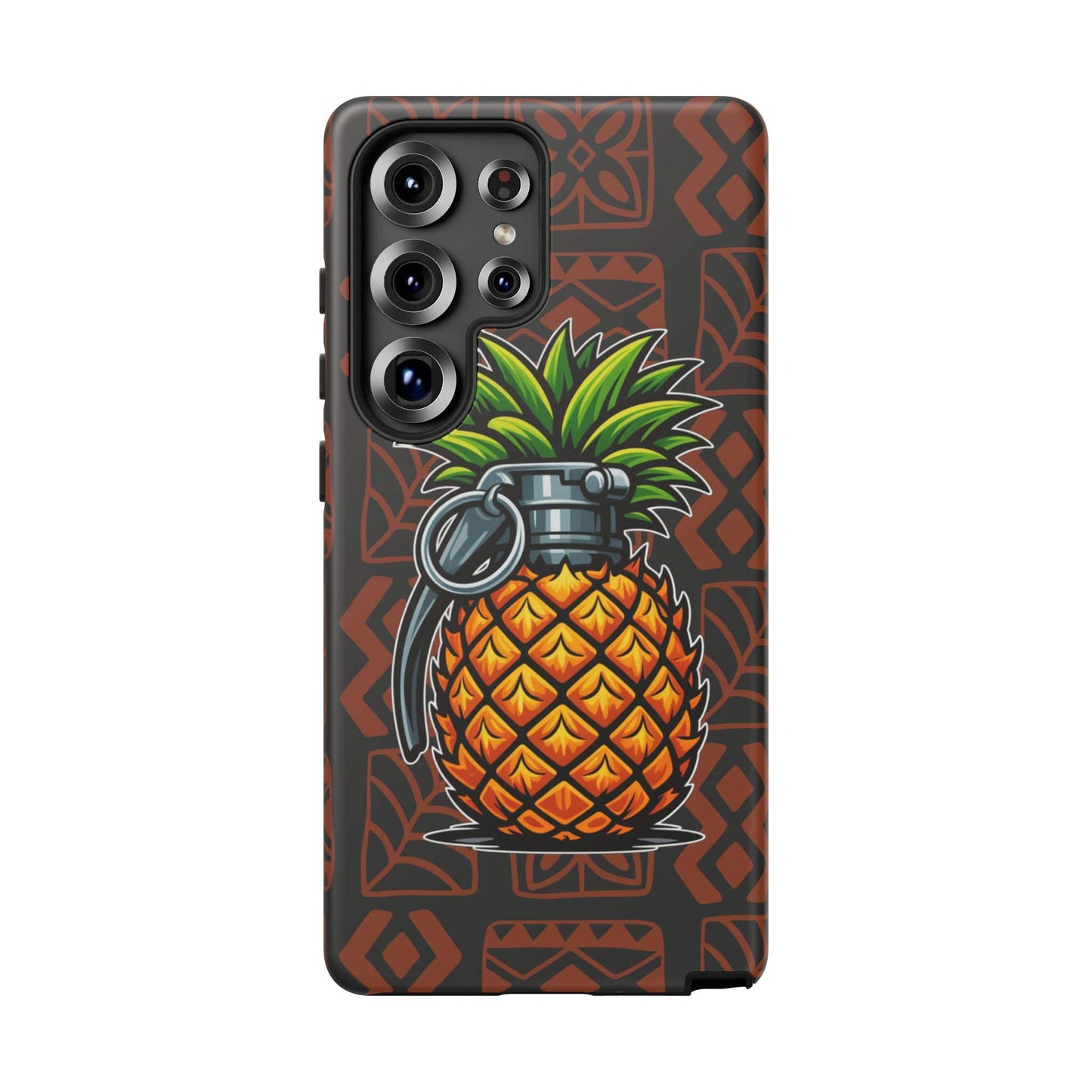 K-Factor Supply Co Pineapple Grenade Mk 1 Mod 1 Tough Android Case Samsung Galaxy S25 Ultra / Matte