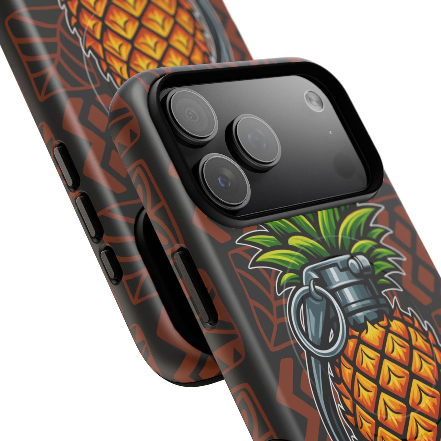 K-Factor Supply Co Pineapple Grenade Mk 1 Mod 1 Tough Magnetic iPhone Case