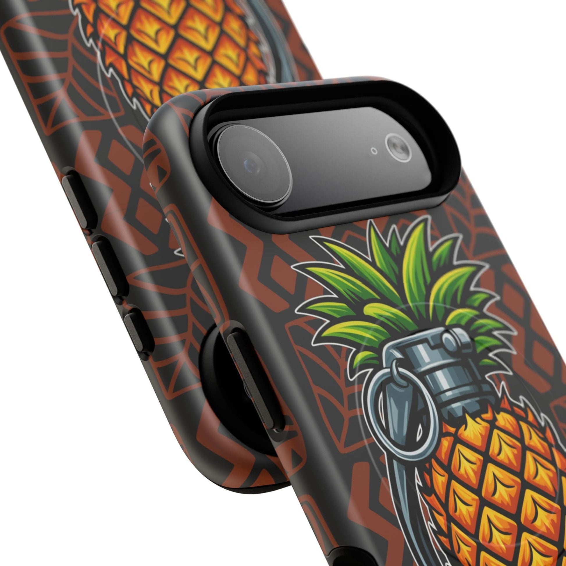K-Factor Supply Co Pineapple Grenade Mk 1 Mod 1 Tough Magnetic iPhone Case