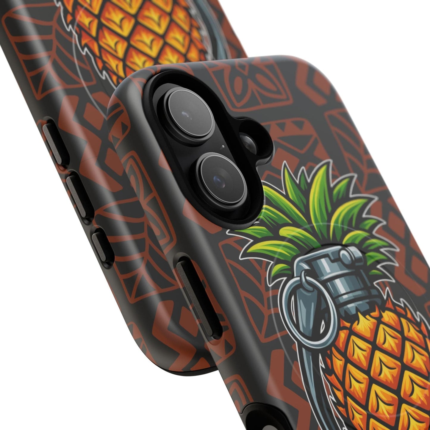 K-Factor Supply Co Pineapple Grenade Mk 1 Mod 1 Tough Magnetic iPhone Case
