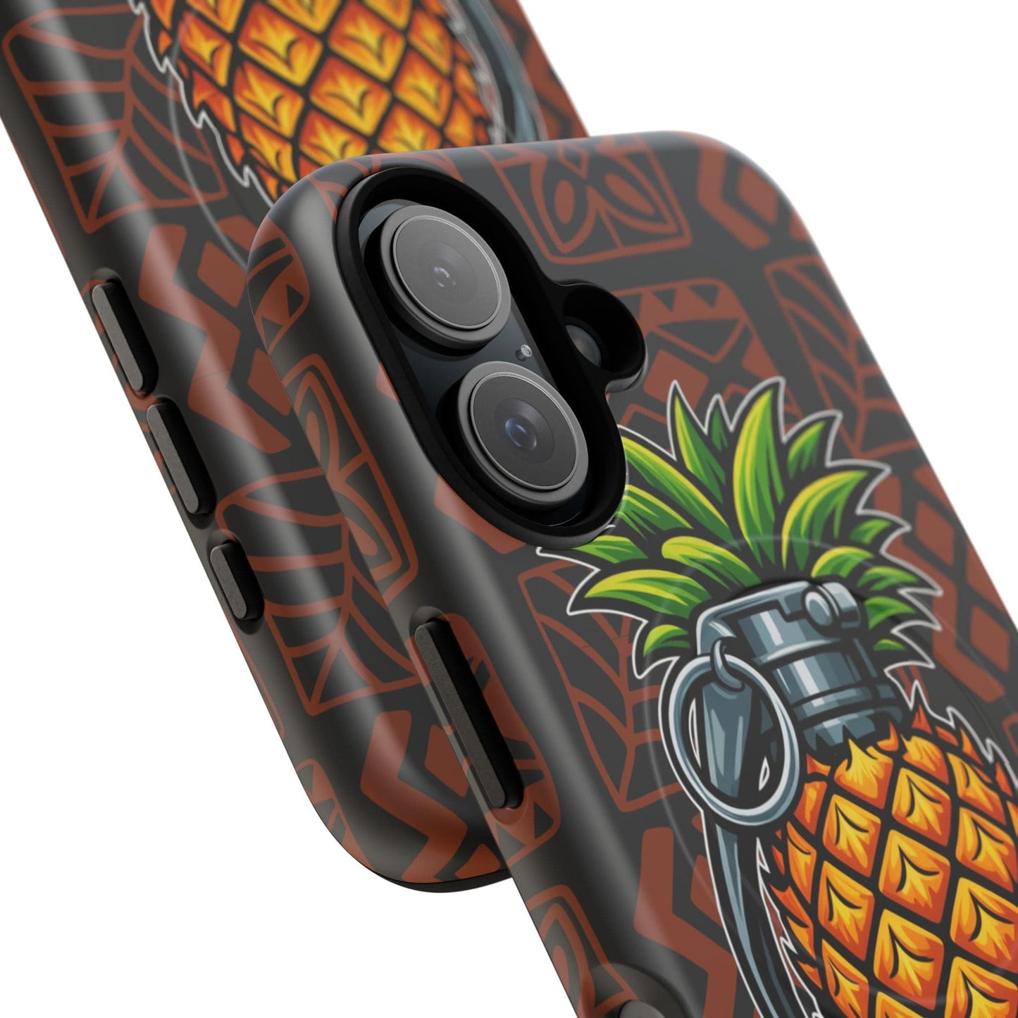 K-Factor Supply Co Pineapple Grenade Mk 1 Mod 1 Tough Magnetic iPhone Case