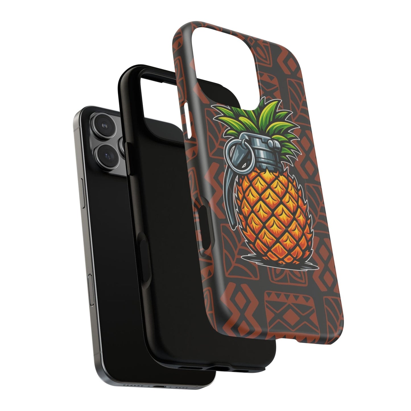 K-Factor Supply Co Pineapple Grenade Mk 1 Mod 1 Tough Magnetic iPhone Case
