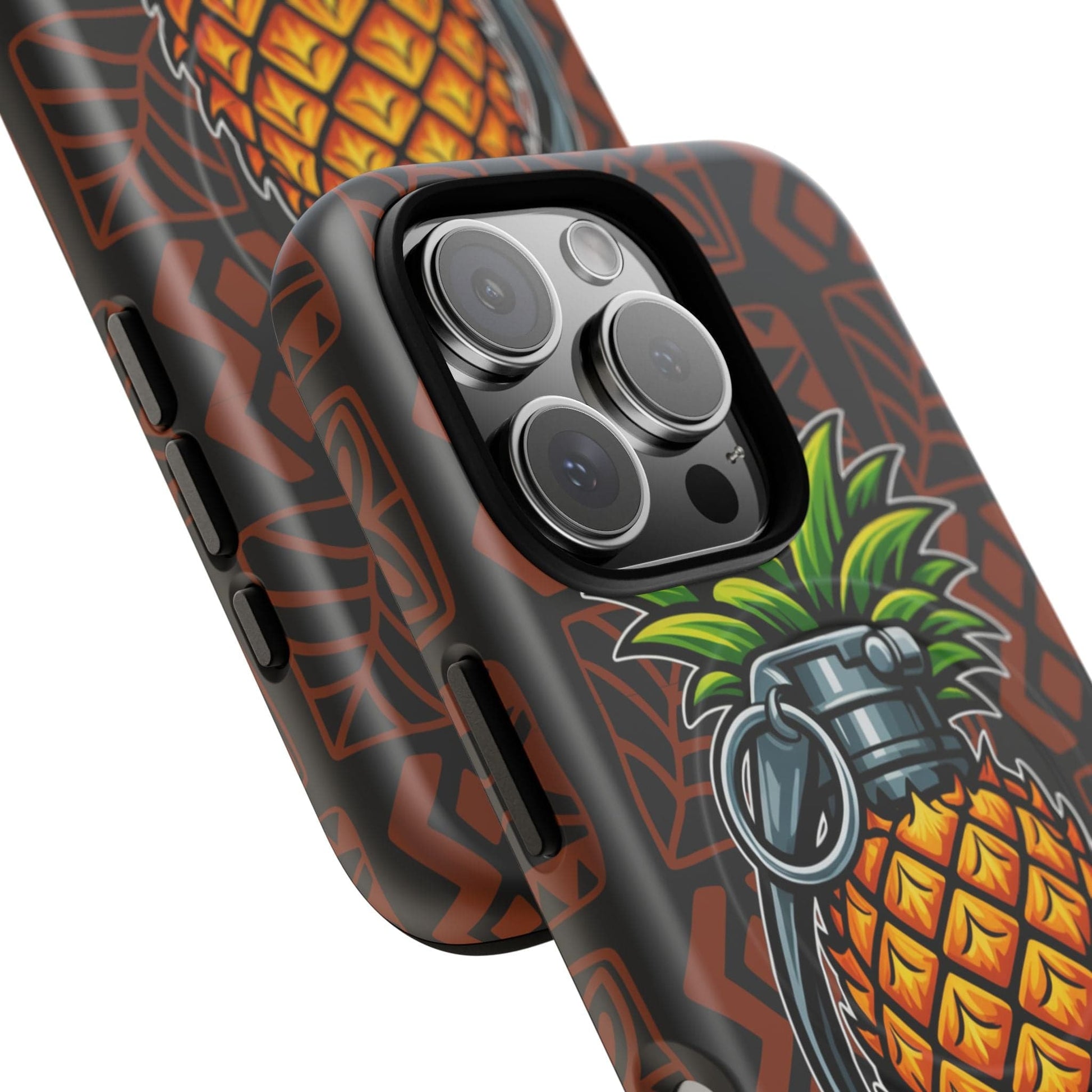 K-Factor Supply Co Pineapple Grenade Mk 1 Mod 1 Tough Magnetic iPhone Case