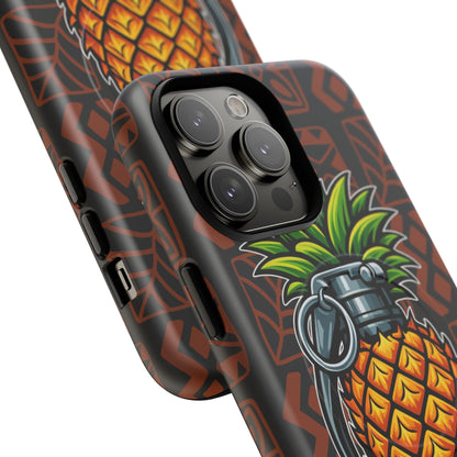 K-Factor Supply Co Pineapple Grenade Mk 1 Mod 1 Tough Magnetic iPhone Case