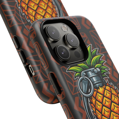 K-Factor Supply Co Pineapple Grenade Mk 1 Mod 1 Tough Magnetic iPhone Case