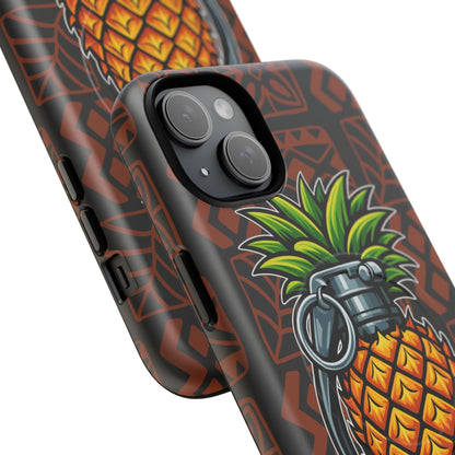 K-Factor Supply Co Pineapple Grenade Mk 1 Mod 1 Tough Magnetic iPhone Case
