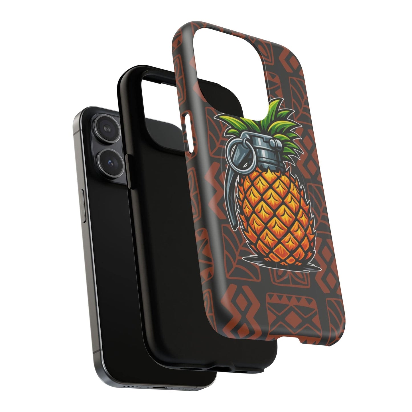 K-Factor Supply Co Pineapple Grenade Mk 1 Mod 1 Tough Magnetic iPhone Case