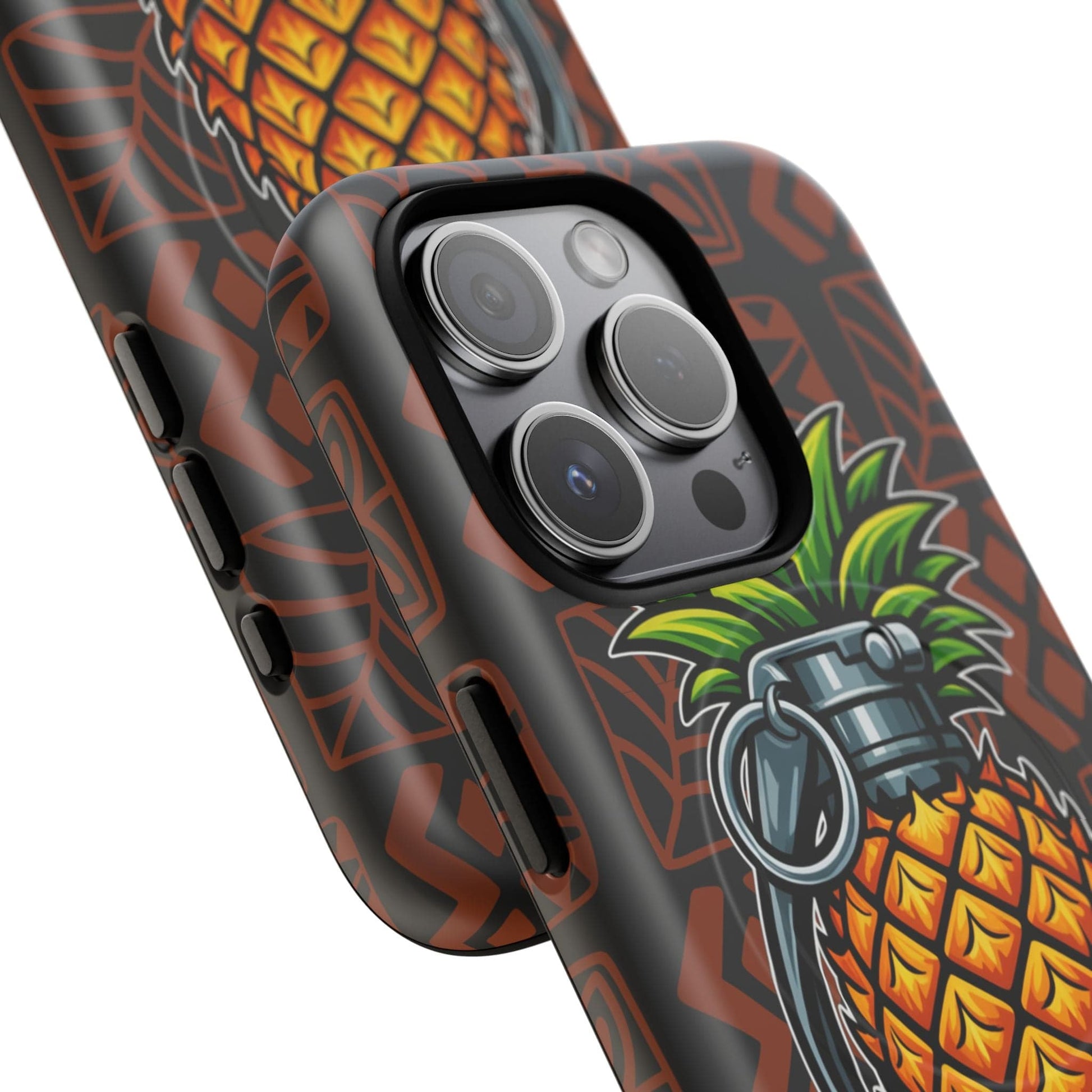 K-Factor Supply Co Pineapple Grenade Mk 1 Mod 1 Tough Magnetic iPhone Case