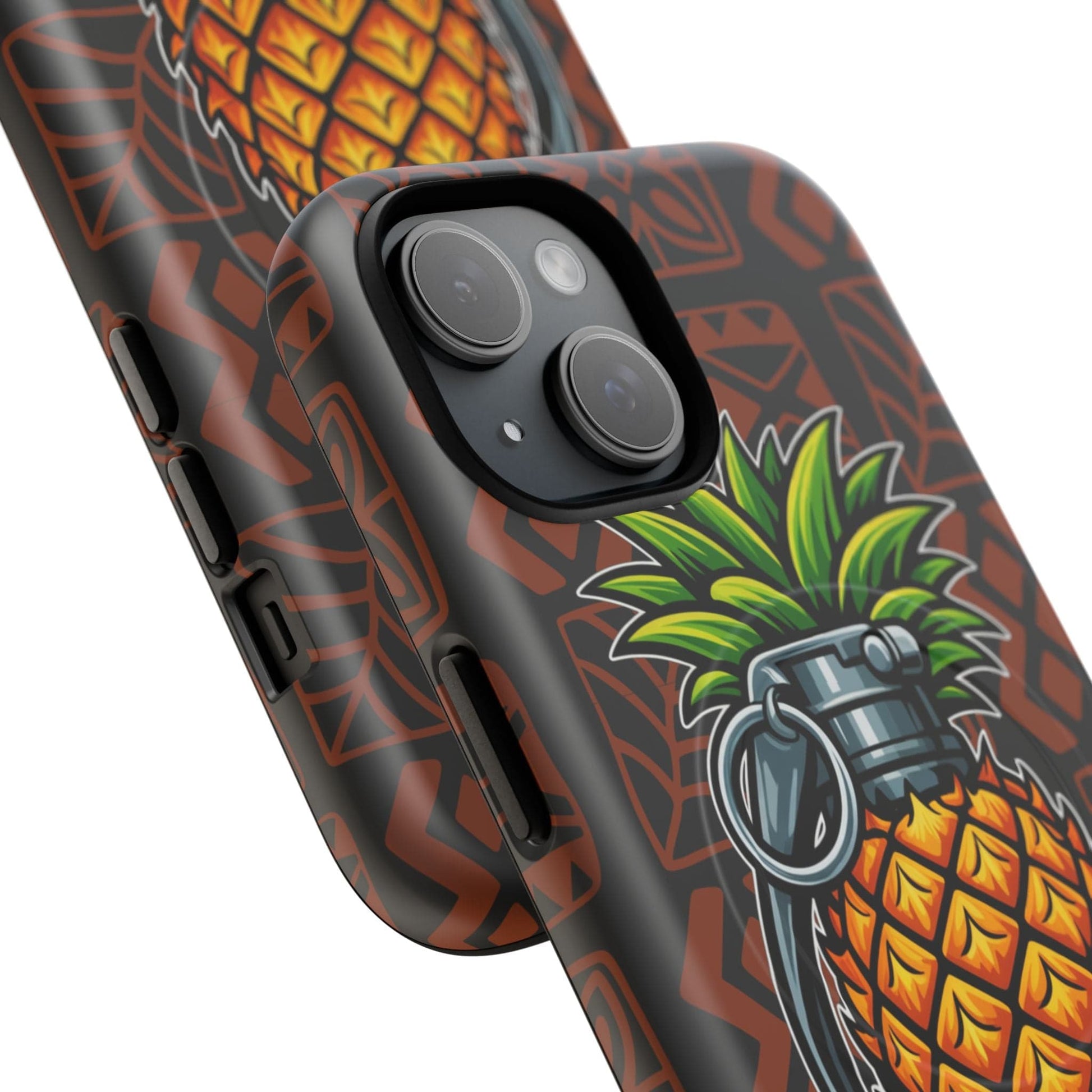 K-Factor Supply Co Pineapple Grenade Mk 1 Mod 1 Tough Magnetic iPhone Case