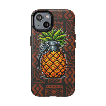 K-Factor Supply Co Pineapple Grenade Mk 1 Mod 1 Tough Magnetic iPhone Case iPhone 14 / Matte